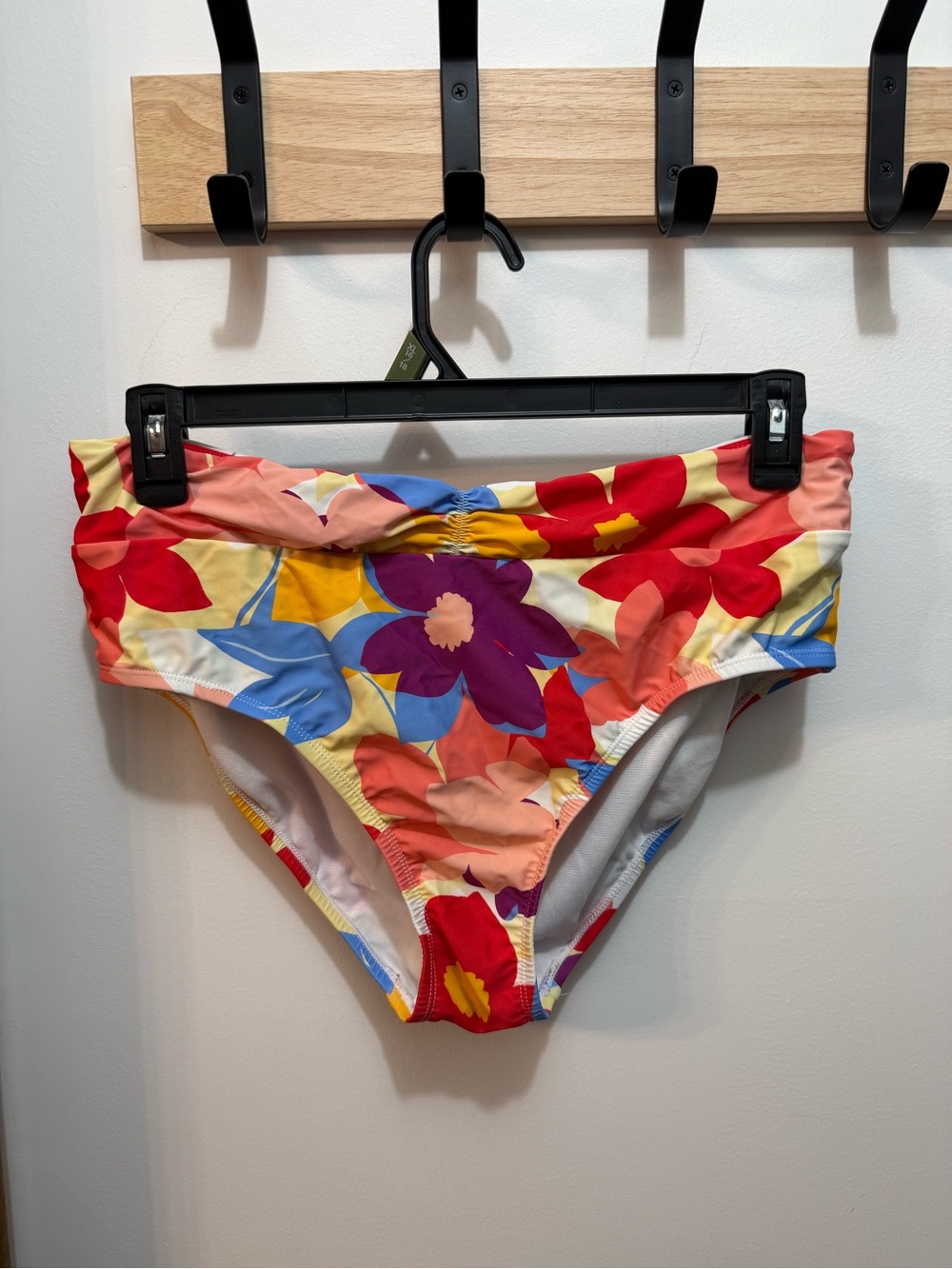 Time and Tru Floral Bikini Bottoms in Red, Purple, Blue, Yellow